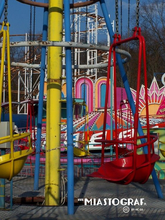 Zdjęcie, Lunapark w parku na Zdrowiu